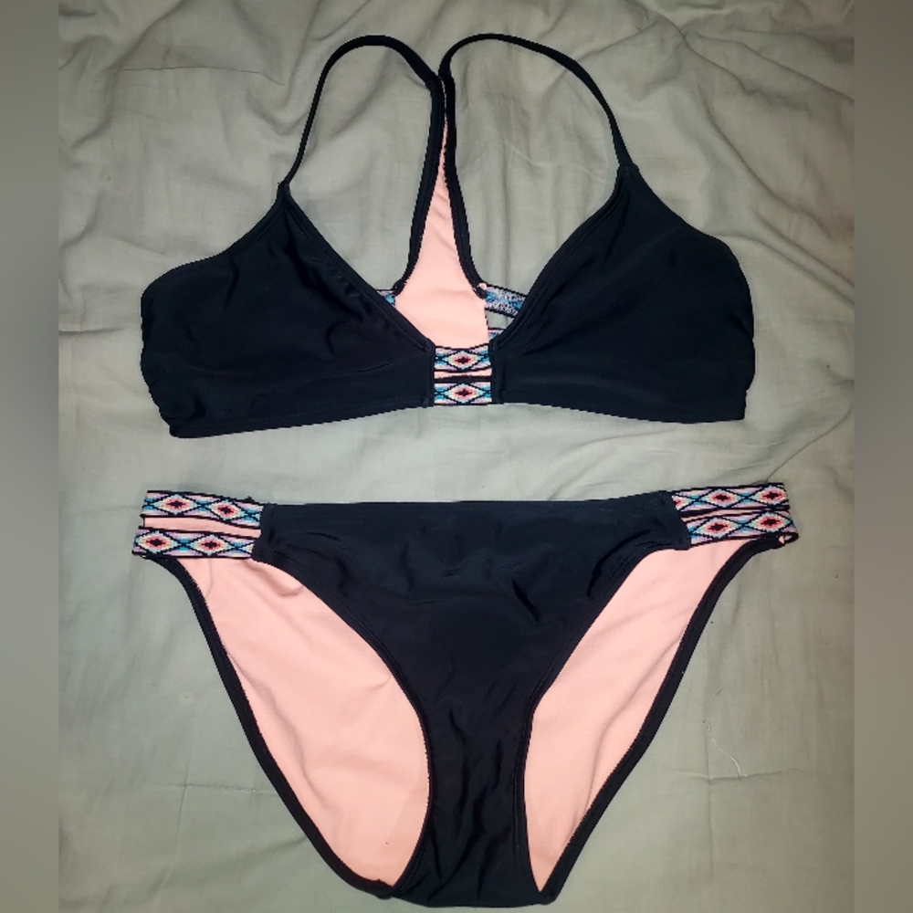 Xhilaration 2 piece bikini swimsuit swim wear sz large